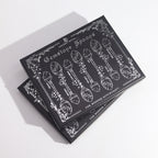Set of 7 Dark Silver Gemstone Crystal Witch Spoons