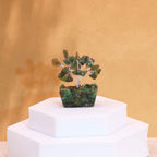 Mini Gemstone Tree On Orgonite Base - Green Aventurine (15 stones)