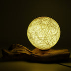 DriftGlow Lamp Cotton Wrap Cream Shade