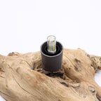 DriftGlow Lamp Emerald Crackle Shade