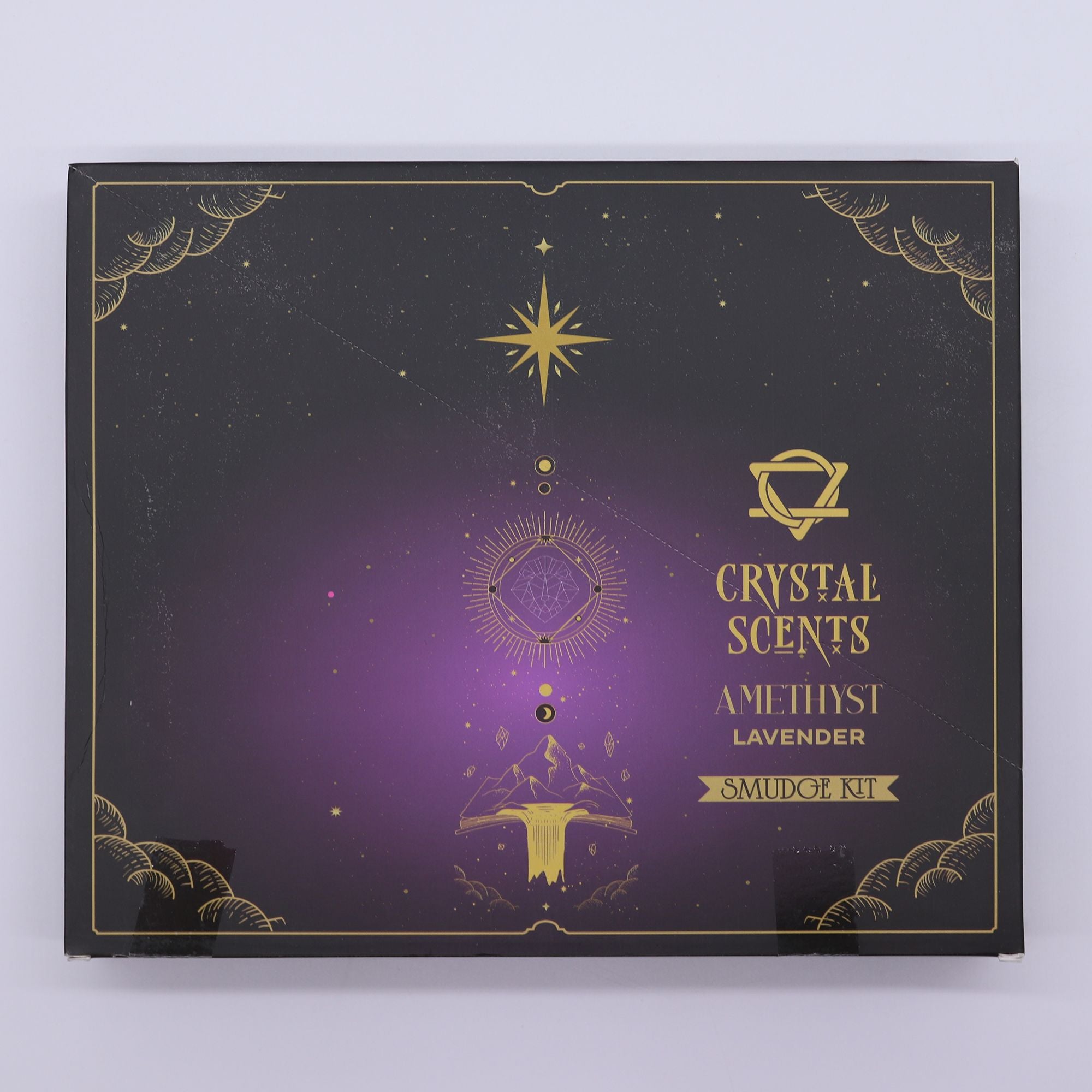 Amethyst Crystal Scents Smudge Incense - Lavender