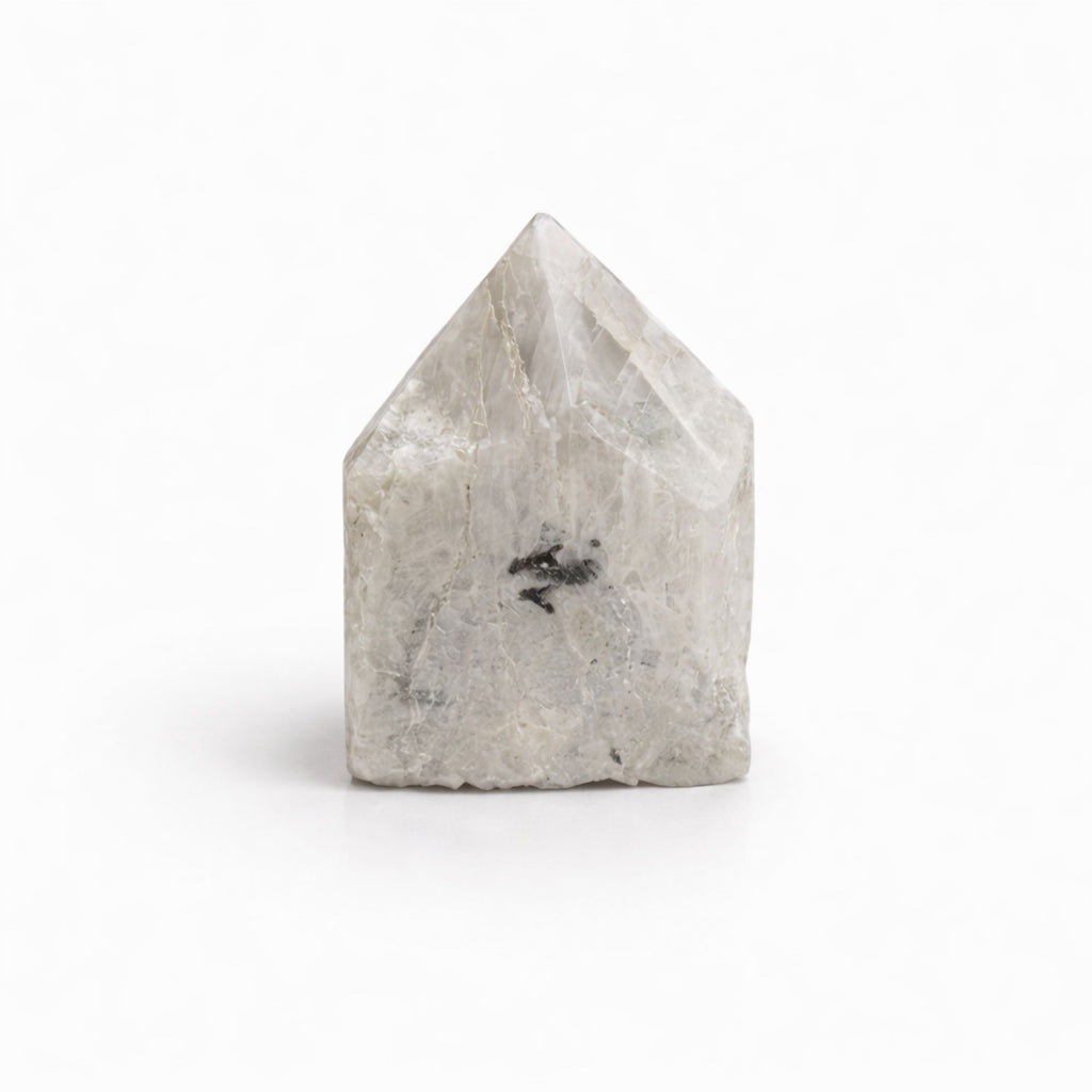 Gemstone Top Polished Points - Rainbow Moonstone (approx 5-6 pieces)