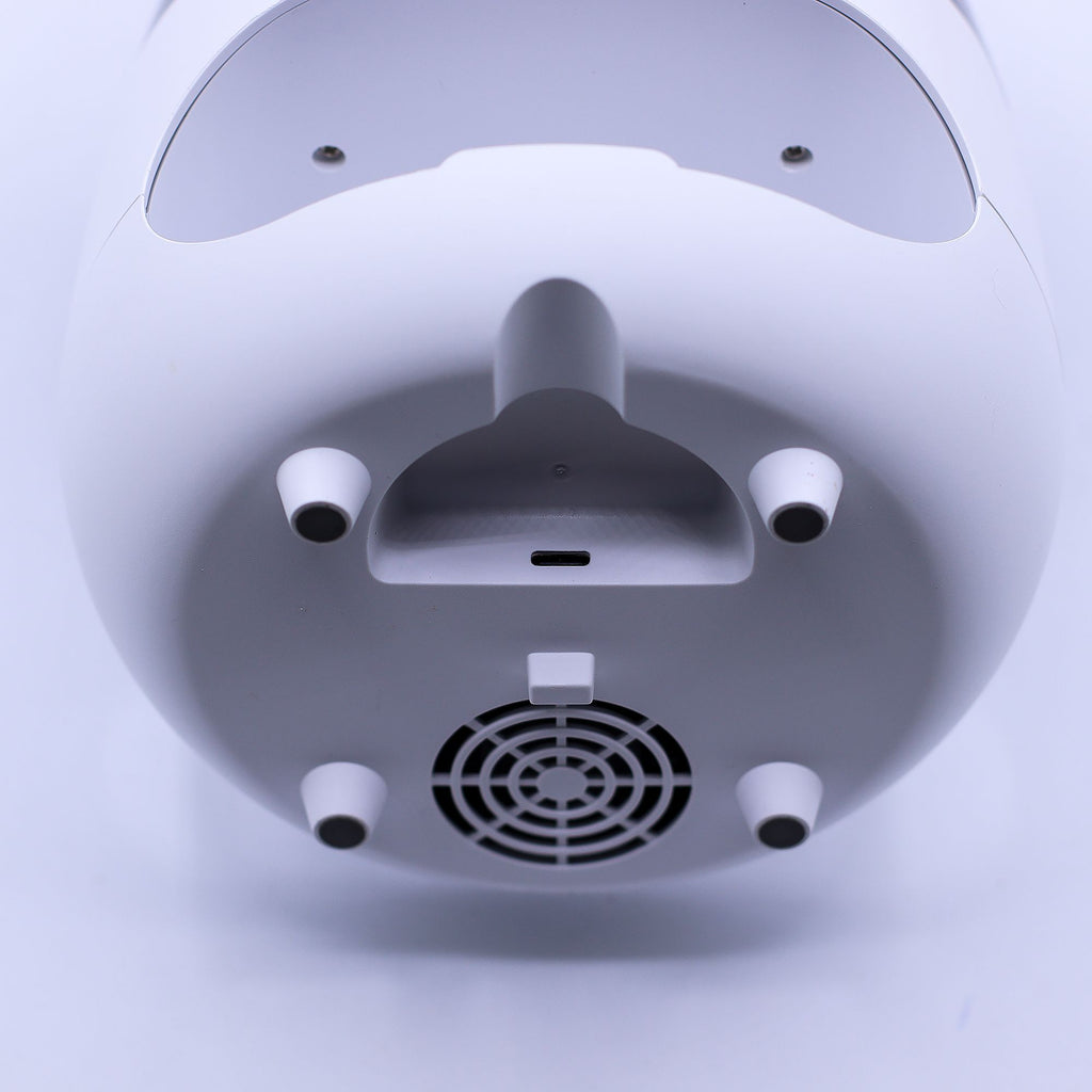 Salt Stone Flame Effect Aroma Diffuser  - White USB - Colour Change and Timer